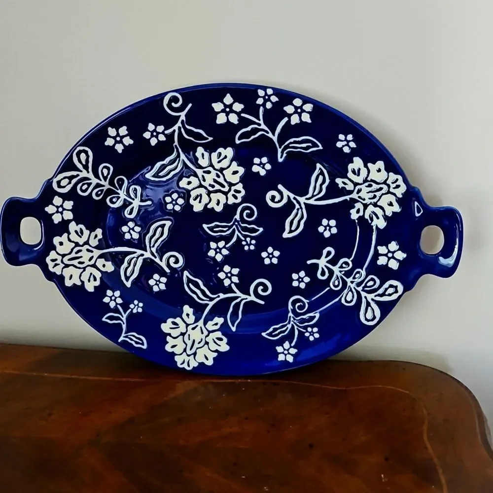 Vintage Cook's Essentials Stoneware serving plate
